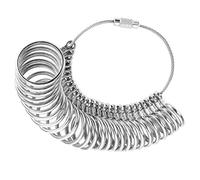 Outil de Mesure Bijoux Professionnel, Anneau Sizer pour Mesurer Taille des Bagues UK A-Z, Jauge Précise pour Femmes et Hommes