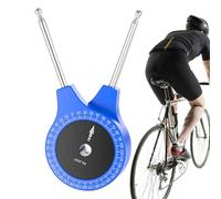 Outil de mesure d'angle de l'articulation de vélo - Outil de mesure de flexion du genou, rapporteur réglable pour évaluer la courbure du genou, construction en polypropylène et métal | Rapporteur pour