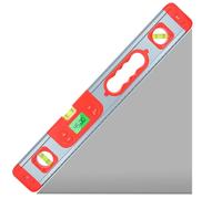 Outil de mesure d'angle - Miroir torpille numérique de 20 pouces - Lecteur de bulles en aluminium léger - Outil de nivellement professionnel pour le travail automobile pour les champs de construction