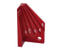 Outil de mesure d'angle Woodpeckers en alliage d'aluminium - Règle de mesure multi-angle - Outil de mesure d'angle Woodpeckers pour les travailleurs du bois, les travailleurs et les hommes