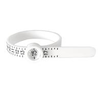 Outil de mesure de bague Finger Sizer, mesure de la taille de l'anneau avec loupe | Taille de l'anneau US 1-17, outil de mesure de la taille des doigts avec fenêtre d'agrandissement, appareil de