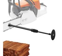 Outil de mesure de bois - Mètre à bois - Outil de fixation de barre de tronçonneuse | Tige de mesure de bois magnétique forte réglable avec design télescopique, jauge pratique