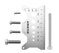 Outil de mesure de boulon, testeur de filetage en acier inoxydable, clé multifonction double face pour bijoux, électronique, travail du bois, réparation de montre, soins infirmiers, atelier