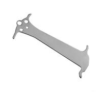 Outil de mesure de chaîne compact 6 en 1, gadget d'entretien de vélo pour une évaluation précise de l'usure de la chaîne (A)