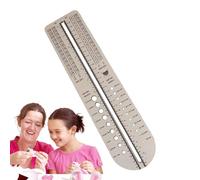 Outil de mesure de chaussettes pour tricot | Outil de mesure de chaussettes multifonction - Règle de chaussette précise pour les amateurs de couture, jauge de chaussette portable pour améliorer la