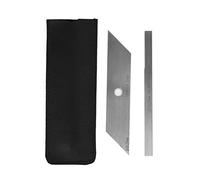 Outil de mesure de contre-dépouille 2 PCS SET | Instrument d'inspection de soudage en acier inoxydable et bloc d'étalonnage | Mesure précise de la profondeur/défauts de la
