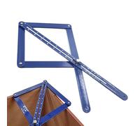 Outil de mesure de l'angle de précision - Finder d'angle d'angle avec échelles, menuiserie | 10 ° -170 ° Bauge conduite pour la scie à onglets, le travail du bois, la construction, les projets de bric