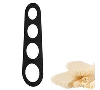 Outil de mesure de pâtes - Outil de mesure de spaghetti | Mesureur de spaghetti en acier inoxydable | Mesure de nouilles à 4 trous | Outil de contrôle des portions de mesure de spaghetti