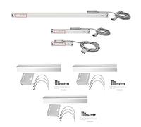 Outil de mesure de précision à échelle linéaire en alliage d'aluminium JC800, pour tour à lecture numérique DRO avec 3 Styles, plage de course de 0 à 500mm (Course 0-100 mm 0-200 mm 0-500 mm)