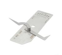 Outil de mesure de profondeur de soudure en acier inoxydable pour analyse de rainure de contre-dépouille - Dispositif d'inspection pour tôles métalliques chantiers de construction compactes (A)