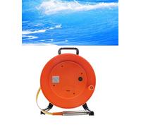 Outil de mesure de puits d'eau, compteur portable avec sonde en acier inoxydable,lumière LED et affichage de la valeur maximale for la réparation des forages et des puits(3pcs,656.2ft/20000cm)