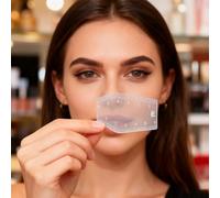 Outil De Mesure De Sourcils | Guide de Cartographie Transparent | 5 Pièces Autocollant Tampon de Forme des Sourcils - Pour Usage Quotidien Maison Voyage Mariage Fête Séance Photo Anniversaire Salon Ma