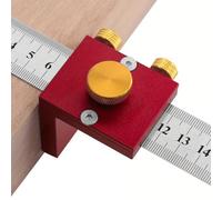 Outil de mesure de traçage du bois | Outil de traçage du bois pratique, traceur carré précis, outil de marquage du bois pour tracer le contour