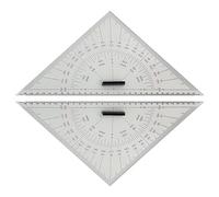 Outil De Mesure De Triangle: Jeu De Rapporteur Professionnel, Dispositif De Suivi | Dessin De 300 Mm Gravé De Précision Pour La Distance De Cartographie Des Navires Et Des Yachts