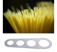 Outil de Mesure des Pâtes Règle à Spaghetti en Acier Inoxydable Idéal pour 4 Portions Proportions Parfaites pour Votre Repas de Spaghetti, Boucle de Suspension pour Un Rangement Simple
