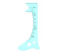 Outil de mesure des sourcils - Guide de contour des yeux pour sourcils, règle de façonnage des sourcils, outil de maquillage rapide des yeux, aide réutilisable pour le maquillage des yeux pour femmes