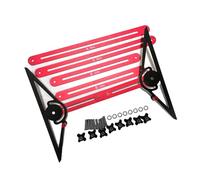 Outil de mesure d'escalier robuste en alliage d'aluminium pour l'espacement et l'alignement des marches et des étagères, outil de mesure multifonction