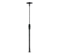 Outil de mesure du bois de chauffage pour tronçonneuse, tige télescopique réglable magnétique pour bois de chauffage, outil de coupe à fixer à n'importe quelle tronçonneuse, Noir, Refer to description