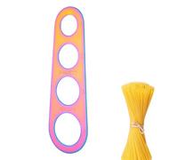 Outil de mesure manuel de pâtes pour spaghetti - Outil de mesure de pâtes en acier inoxydable - Outil de mesure de pâtes en acier inoxydable - Outil de cuisine avec portions de service - Facile à