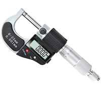 Outil de mesure micromètre numérique 0-1 "/ 0-25mm d'épaisseur de jauge de jauge de mon diamètre de mon diamètre métrique avec écran LCD électronique Outil