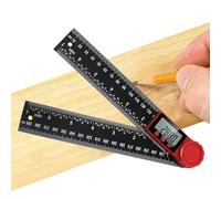 Outil de mesure numérique avec écran LCD, prise en main ergonomique, design antichoc, jauge d'angle multifonctionnelle pour rénovation de maison, projets de construction