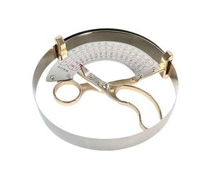 Outil de mesure pour chapeaux - Compteur de circonférence de tête - Règle de haute précision pour la circonférence intérieure du chapeau pour la création de matelassage et de