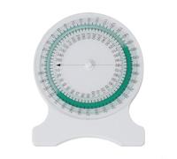 Outil de mesure pour évaluer la flexibilité articulaire et la courbure de la colonne vertébrale dans les applications de soins de santé (vert)