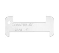 Outil de mesure pour homard - Règle de Pêche Précise pour Crustacés,Jauge de mesure pour crabe et homard - pour Dungeness, poisson Crappie, casiers, filets de pêche, cannes de pêche, pièges pour crust