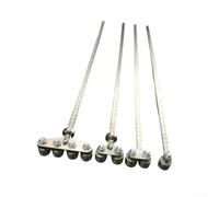 Outil de mesure pour le travail du bois avec étriers de positionnement en acier inoxydable pour coupes de scie circulaire droites et cohérentes (C)