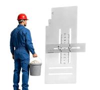Outil de mesure pour menuisier, avec niveau et marquage pour plaques de plâtre, adapté à la menuiserie, aux mesures, aux meubles, à l'établissement, à la mise en page et à l'ingénierie