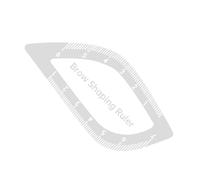 Outil de mesure pour modéliser les sourcils - acrylique de 3,43 pouces | règle pour sourcils en acrylique - modélisateur pour sourcils précis et réutilisable portable pour applicaz