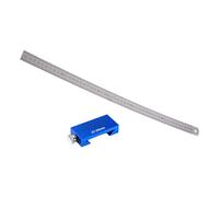 Outil De Mesure Précision Pour Le Travail Du Bois Doté D'une Construction En Aluminium Et D'un Mécanisme Positionnement Coulissant Pour Le Projet Bloc Positionnement Réglable Échelle Du