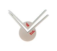 Outil de mesure professionnel des angles ergonomiques avec poignée ergonomique règle de mesure instrument de géométrie mathématique pour mesurer l'angle du projet d'ingénierie