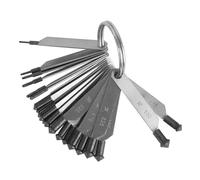 Outil de mesure professionnel pour bijoux - Calibre de 1 à 6,5 mm de diamètre - Instrument de mesure pour bijoutiers