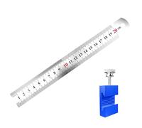 Outil de mesure professionnel pour le travail du bois - Règle d'échelle multifonctionnelle - Design résistant à la corrosion - Kit d'outils de mesure pour le travail du bois