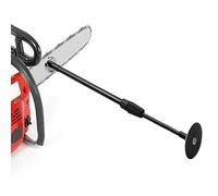 Outil de mesure réglable pour bois de chauffage avec tige télescopique en acier de 40,6 à 66 cm et base magnétique pour barre de tronçonneuse, marquage facile et précis de la longueur des bûches pour