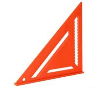 Outil de mesure triangulaire en plastique pour le travail du bois, équerre de charpentier de 17,8 cm et 30,5 cm avec double échelle impériale/métrique, règle d'angle de haute précision pour dessin au