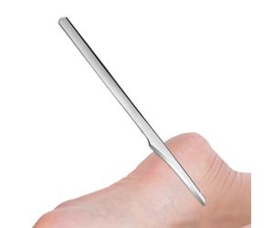Outil de meulage de pieds manuel - Lime de callus en acier inoxydable - Fichier de grattage de la peau rugueuse | Accessoire de soins corporels portable conçu pour le logement de voyage à domicile