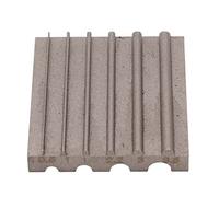 Outil de meulage et d’affûtage des bords, guide d’affûtage des bords du cuir pour bricolage, outil de chanfreinage en acier à lame de 6 mm de largeur, adapté aux projets de (Fente ronde grise)