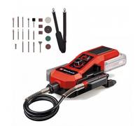 Einhell Outil de meulage et gravure TE-MT 18/34 Li-Solo sans fil 18 V Power X-Change 55 accessoires