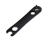 Outil de meuleuse coudé à 4 points pour 100 modèles de coupe - Structure en acier pour changer facilement les disques - Outil de meuleuse en acier à haute teneur en carbone