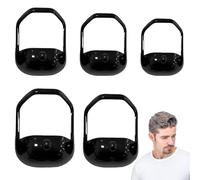 Outil de Mise en Forme Barbe, 5 Pcs Peigne Pochoir Barbe Homme,Shaper ModèLe de Barbe,Gabarit de Rasage Bouc, pour la barbe symétrique des hommes