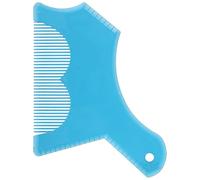 Outil de Mise en Forme de la Barbe, Lisseur de la Barbe pour Hommes Shaper Beard Plastic pour Hommes pour la Barbe des Hommes et la Mise en Forme (Bleu transparent)