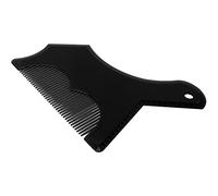 Outil de Mise en Forme de la Barbe, Outil de Gamme de Barbe, Shaper Beard pour Hommes Plastique pour la Garniture et la Mise en Forme des Hommes (Transparent) (Bleu transparent) (BLACK)