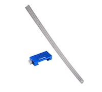 Outil de mise en page robuste pour charpentier avec bloc de positionnement échelle claire pour des mesures exactes dans l'artisanat et les projets de précision outil de marquage avec design épreuve