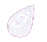 Outil de modèle de dessin de couture, règle incurvée française, outil de couture artisanale, règle de mesure multifonctionnelle, échelle claire, Guide de coupe de tissu