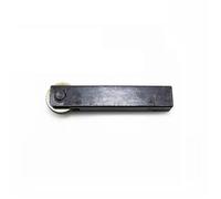 Outil De Moletage Droit, Double Molette En Acier, Moletage Linéaire, Roue De Gaufrage De 0,5 À 2,0 Mm, Porte-outil De Moletage En Maille HSS Plaquettes de Carbure CNC(Dan 0.5mm)