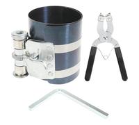 Outil de montage de segment de piston - Compresseur de segments de piston, bague réglable - Pince à segments de piston réglable professionnelle - Outil de compresseur réglable pour l'entretien des