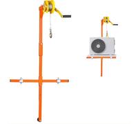 Outil de montage de treuil autobloquant pour climatiseurs, treuil manuel lourd avec support de support, système de levage facile à installer pour une utilisation efficace