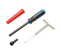 Outil de montage de valve de pneu - BGS TECHNIC - Bleu - 450 g - Remplacement facile - Économique